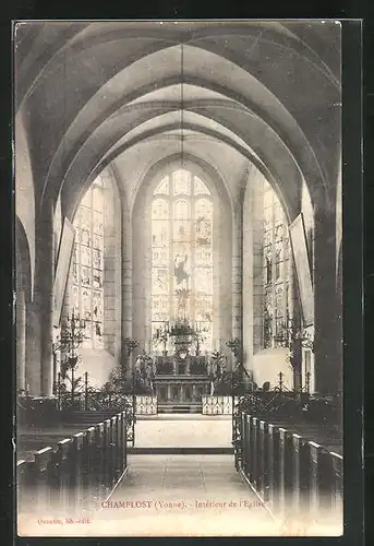 AK Champlost, Intérieur de l`eglise