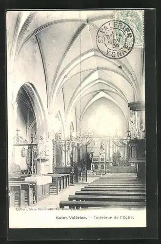 AK Saint-Valérien, Intérieur de l`Eglise