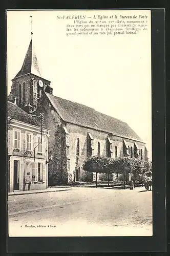 AK Saint-Valérien, L`Eglise et le Bureau de Poste