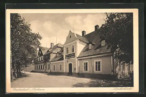 AK Breitenbach i. Böhmen, Gasthaus Dreckschänke