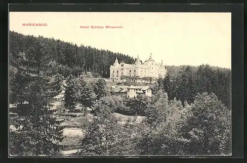 AK Marienbad, Hotel Schloss Miramonti
