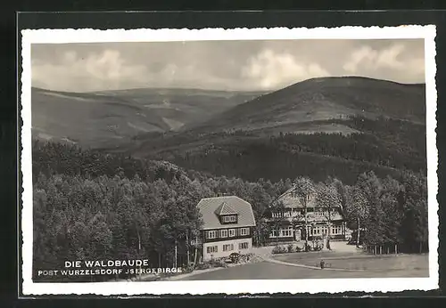 AK Wurzelsdorf, Blick auf die Waldbaude