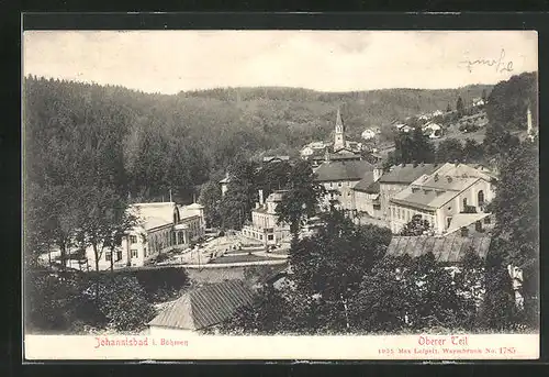 AK Johannisbad / Janske Lazne, Teilansicht