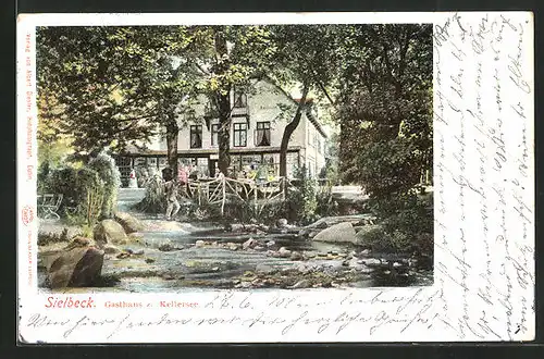 AK Sielbeck, Gasthaus zum Kellersee