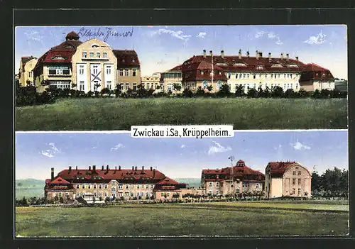 AK Zwickau i. Sa., Krüppelheim