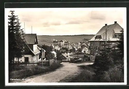 AK Carlsfeld i. Erzg., Weg durch den Ort