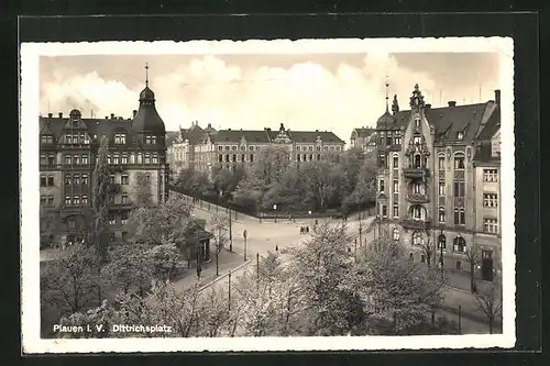 AK Plauen i. V., Dittrichsplatz