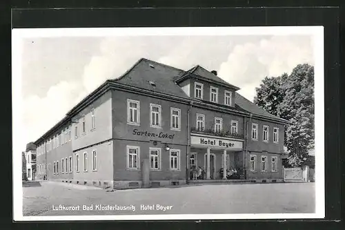 AK Bad Klosterlausnitz, Hotel Beyer