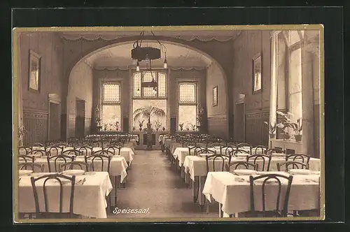 AK Bad Lippspringe, Speisesaal im Auguste-Viktoria-Stift