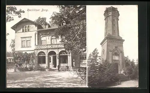 AK Rochlitzer Berg, Gasthaus und Turm