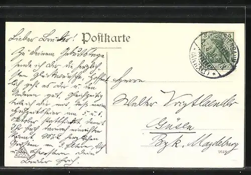 AK Oranienbaum, Blick auf die Kinderheilstätte