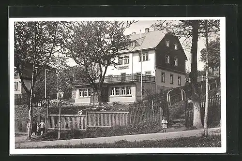 AK Zöblitz, Blick zur Jugendherberge