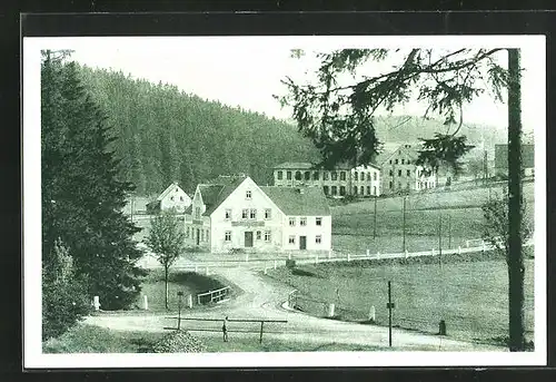 AK Kühnhaide i. Erzgeb., Gasthaus zum Schwarzwassertal