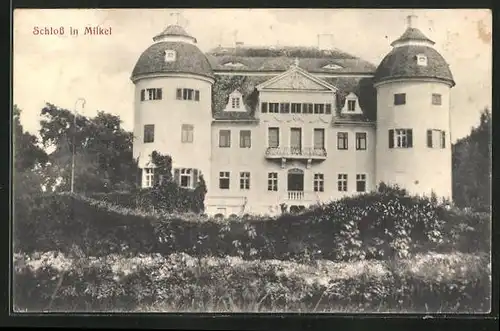 AK Milkel, Schloss mit Garten