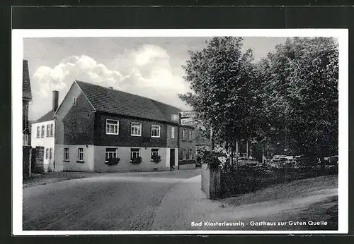 AK Bad Klosterlausnitz, Gasthaus zur guten Quelle