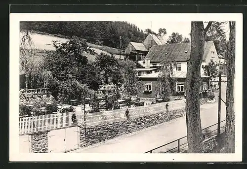 AK Marienberg i. Sa., Gasthaus Schindelbachmühle