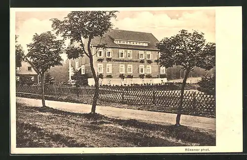 AK Altenau / Harz, Blick auf das Mittelelbehaus