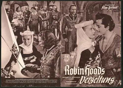 Filmprogramm IFB Nr. 1377, Robin Hoods Vergeltung, John Derek, Diana Lynn, Regie: Gordon Douglas