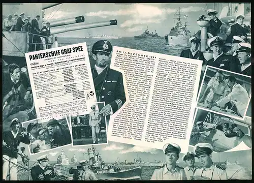 Filmprogramm IFB Nr. 3675, Panzerschiff Graf Spee, Peter Finch, John Gregson, Regie: Michael Powell, Emeric Pressburger