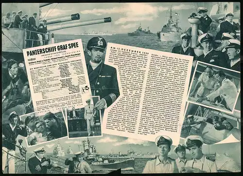 Filmprogramm IFB Nr. 3675, Panzerschiff Graf Spee, Peter Finch, John Gregson, Regie: Michael Powell, Emeric Pressburger