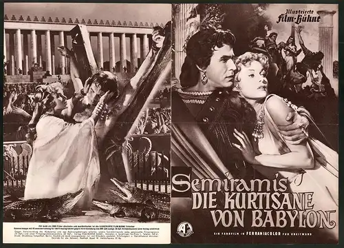Filmprogramm IFB Nr. 2862, Semiramis - Die Kurtisane von Babylon, Rhonda Fleming, Roldano Lupi, Regie: C. L. Bragaglia