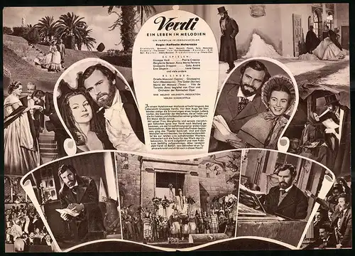 Filmprogramm IFB Nr. 2631, Verdi - Ein Leben in Melodien, Pierre Cressoy, Maria Ferrero, Regie: Raffaello Matarazzo