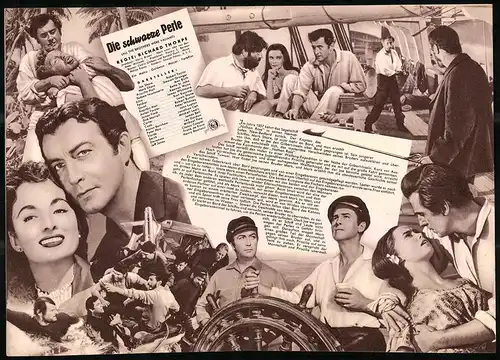 Filmprogramm IFB Nr. 2472, Die schwarze Perle, Robert Taylor, Stewart Granger, Regie: Richard Thorpe