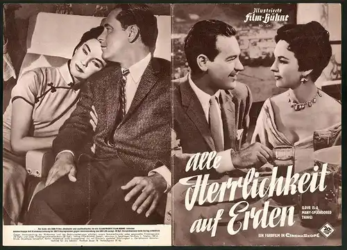 Filmprogramm IFB Nr. 3041, Alle Herrlichkeit auf Erden, William Holden, Jennifer Jones, Regie: Henry King