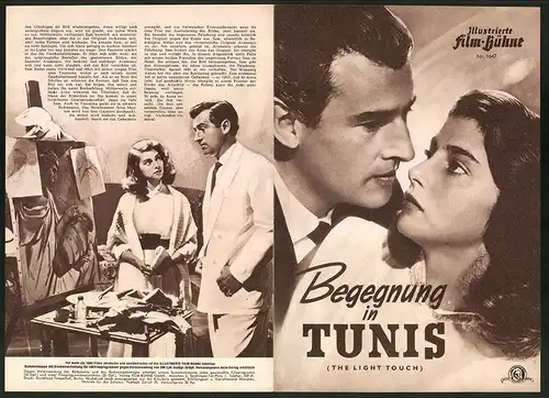 Filmprogramm IFB Nr. 1647, Begegnung in Tunis, Stewart Granger, Pier Angeli, Regie: Richgard Brooks