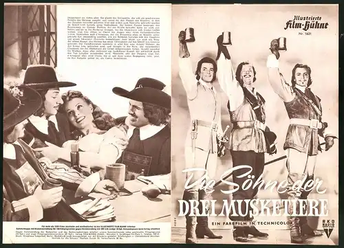 Filmprogramm IFB Nr. 1631, Die Söhne der drei Musketiere, Cornel Wilde, Maureen O`Hara, Regie: Lewis Allen