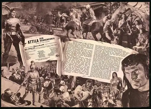 Filmprogramm IFB Nr. 2714, Attila der Hunnenkönig, Jeff Chandler, Jack Palance, Regie: Douglas Sirk