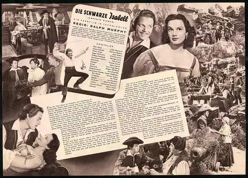 Filmprogramm IFB Nr. 2006, Die schwarze Isabell, Louis Hayward, Patricia Medina, Regie: Ralph Murphy