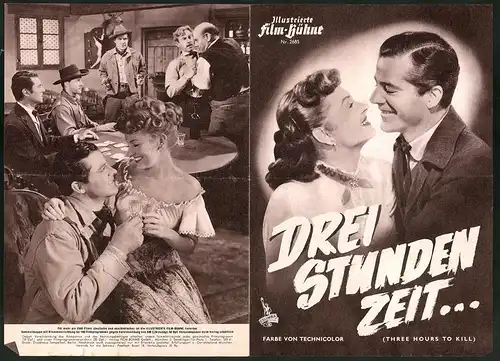 Filmprogramm IFB Nr. 2685, Drei Stunden Zeit..., Dana Andrews, Donna Reed, Regie: Alfred Werker