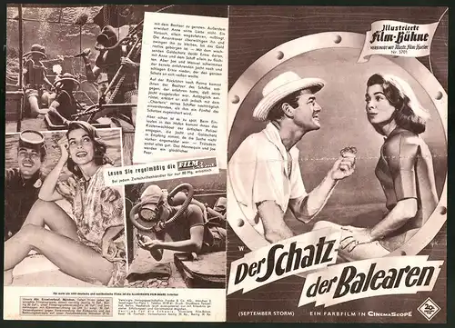 Filmprogramm IFB Nr. 5701, Der Schatz der Balearen, Joanne Dru, Mark Stevens, Regie: Byron Haskin