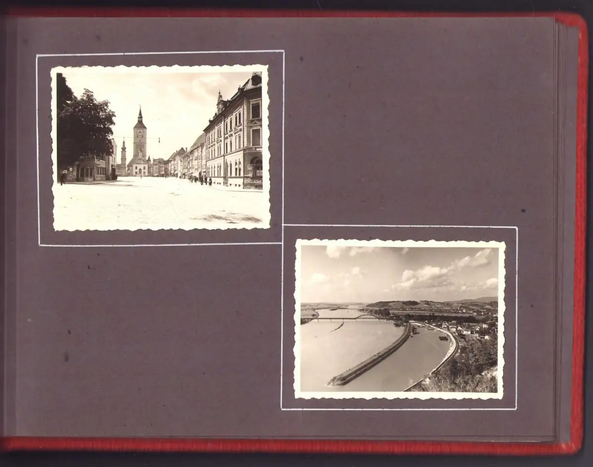 Fotoalbum 74 Fotografien 1920-1949, Ansicht Deggendorf, Erinnerung Baurat Fritz Lukas Leiter Hochwasser-Schutzmassnahmen 5