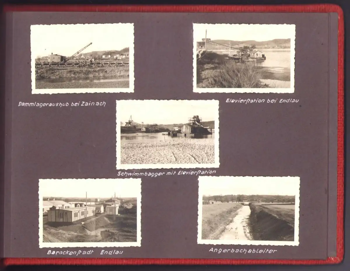 Fotoalbum 74 Fotografien 1920-1949, Ansicht Deggendorf, Erinnerung Baurat Fritz Lukas Leiter Hochwasser-Schutzmassnahmen 7