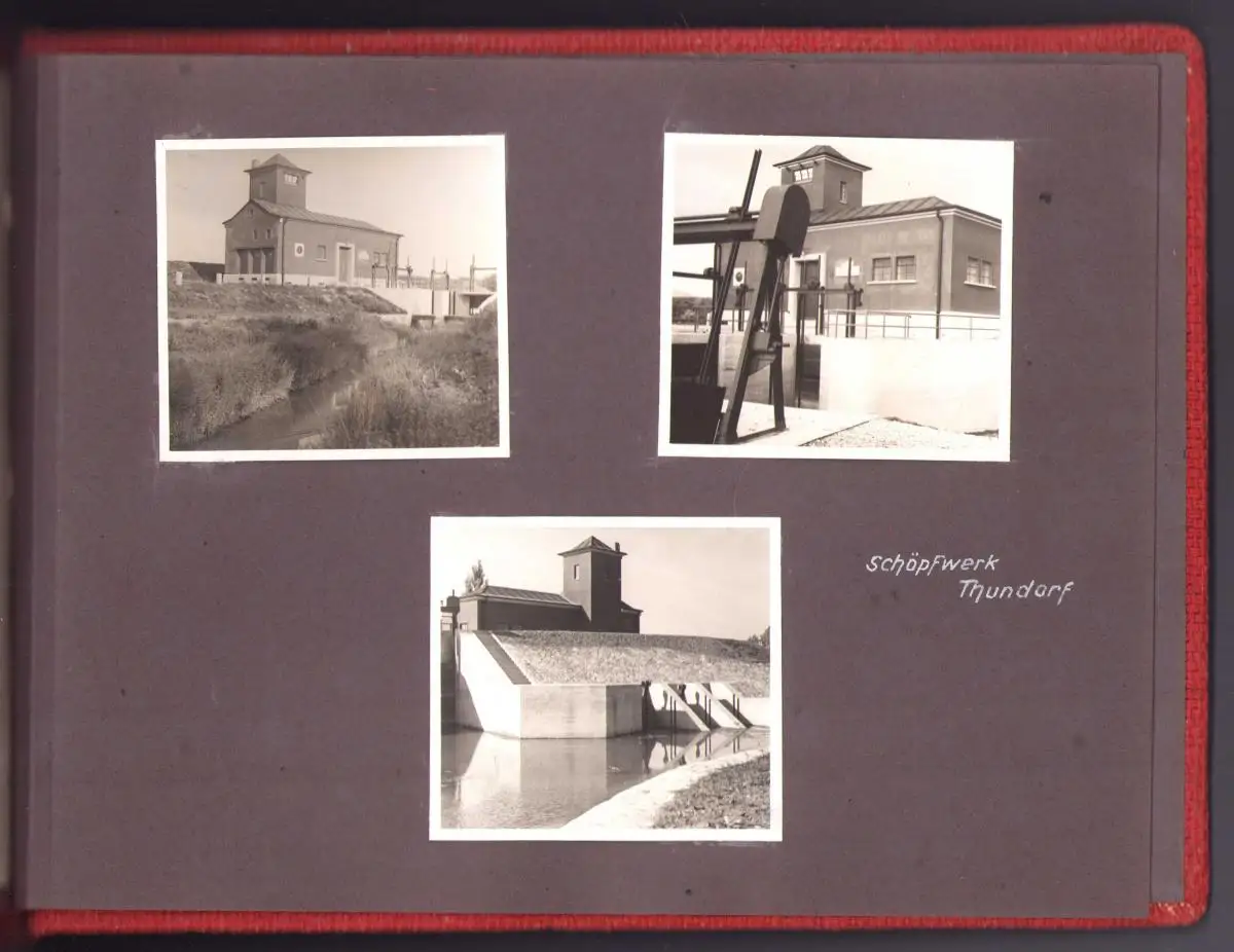 Fotoalbum 74 Fotografien 1920-1949, Ansicht Deggendorf, Erinnerung Baurat Fritz Lukas Leiter Hochwasser-Schutzmassnahmen 8