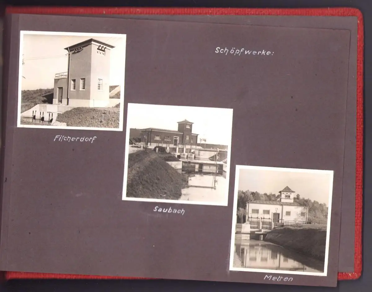 Fotoalbum 74 Fotografien 1920-1949, Ansicht Deggendorf, Erinnerung Baurat Fritz Lukas Leiter Hochwasser-Schutzmassnahmen 9
