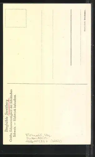 AK Binghöhle, Partie aus dem Kerzensaal