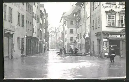 AK Nürnberg, Hochwasser 1909, Neue Gasse