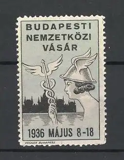 Reklamemarke Budapest, Nemzetközi Vásár 1936, Hermes