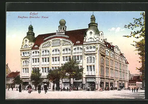 AK Erfurt, Kaufhaus Römischer Kaiser