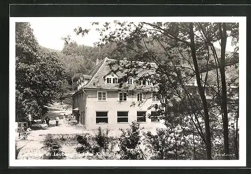 AK Leubengrund bei Kahla / Thür., Gasthaus Linzmühle