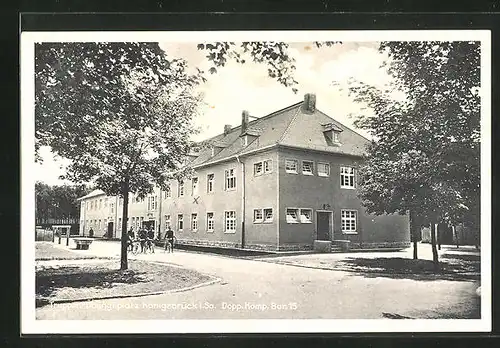 AK Königsbrück i. Sa., Truppenübungsplatz, Dopp. Komp. Bar. 15