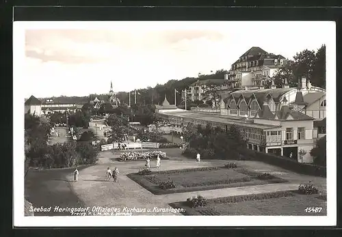 AK Heringsdorf, Offizielles Kurhaus und Kuranlagen