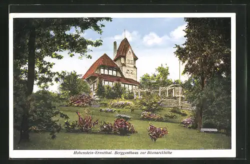 AK Hohenstein-Ernstthal, Berggasthaus zur Bismarckhöhe