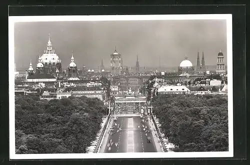 AK Berlin, Gesamtansicht von der Siegessäule