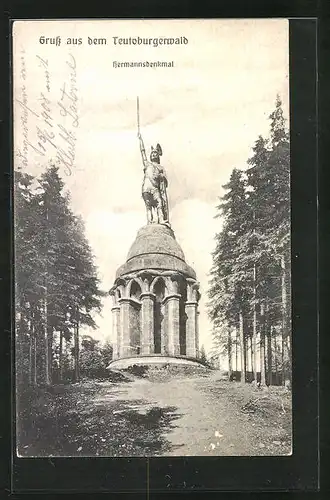 AK Hermannsdenkmal im Teutoburger Wald