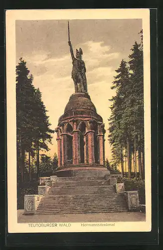 AK Teutoburger Wald, am Hermannsdenkmal