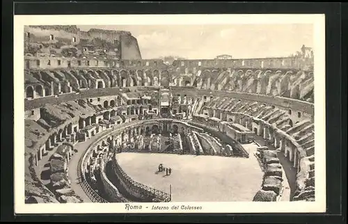 AK Roma, Interno del Colosseo
